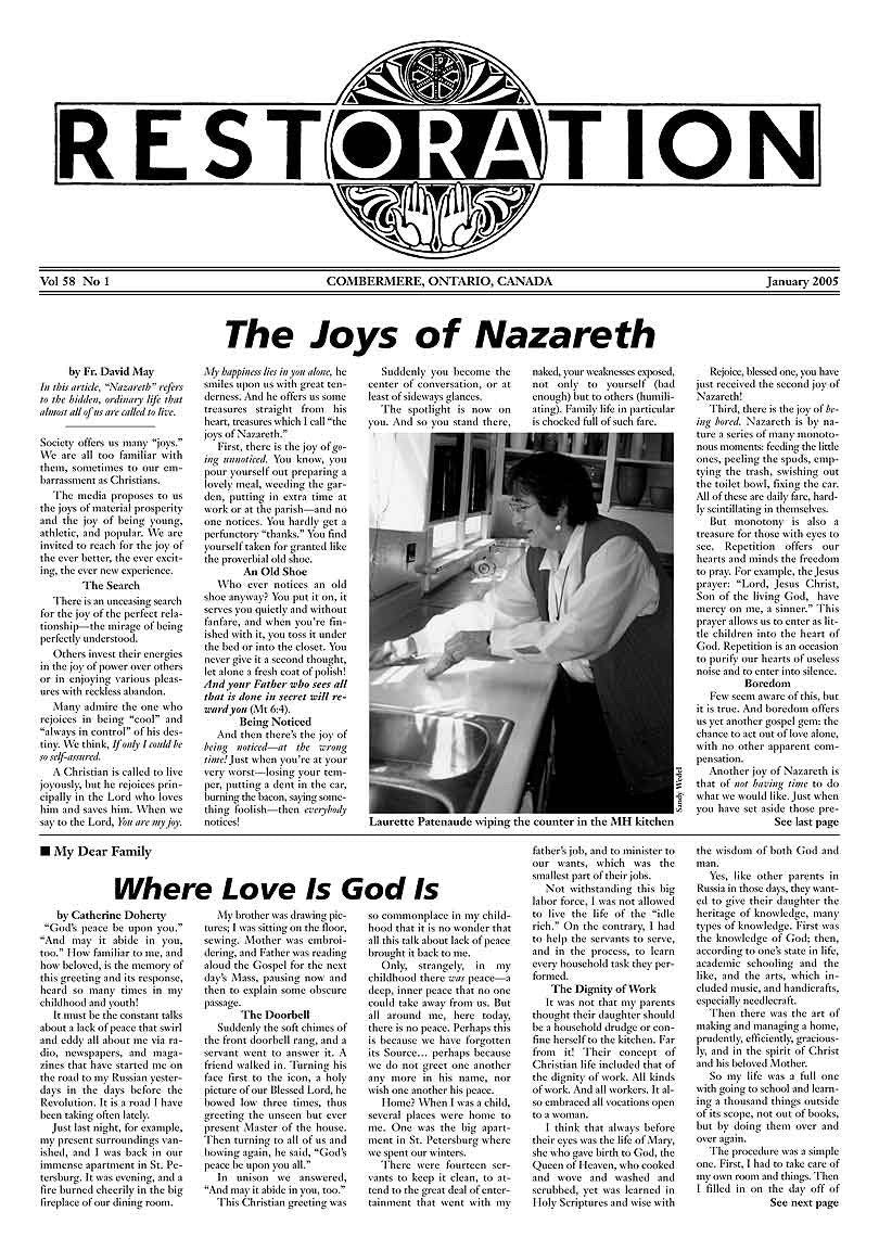 Restoration Newspaper
