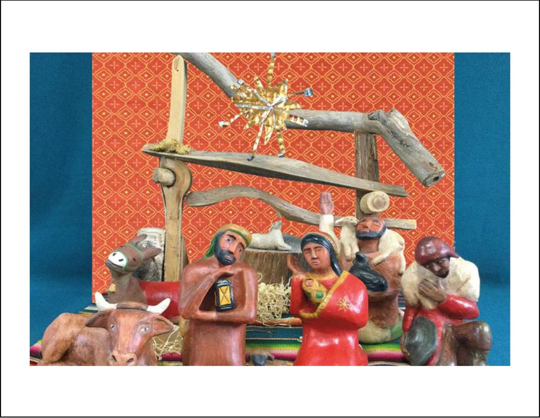 Christmas Card - Terra Cotta Nativity